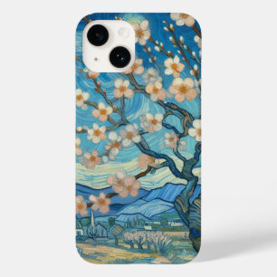 Funda Para iPhone 14 De Case-Mate 21 cumpleaños Almond flor crema azul