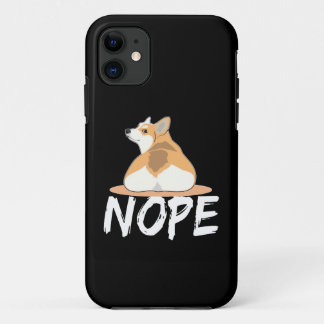 Funda Para iPhone 11 21 Nope Corgi