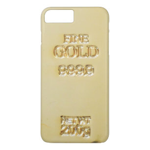 Funda Para iPhone 8 Plus/7 Plus 24 barras del lingote de oro del quilate