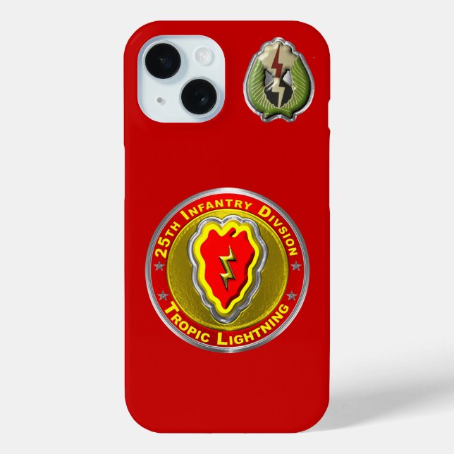 Funda De Case-Mate Para iPhone 25.ª División de Infantería (Reverso )