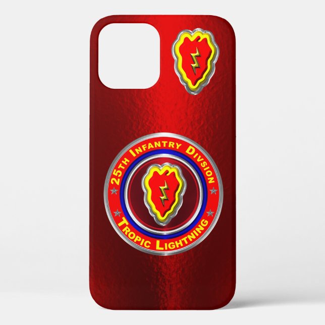 Funda De Case-Mate Para iPhone 25.ª División de Infantería Relámpago Tropico Pers (Reverso )