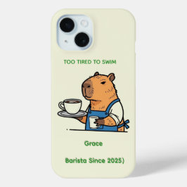 Funda Para iPhone 15 2. Cute Capybara Journal