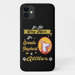 Funda Para iPhone 11 2 No es pelo de perro es Purpurina de pastor alemá