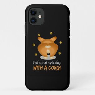 Funda Para iPhone 11 2 Vista Atrás Perro Corgi Cuto Con Vector De Forma