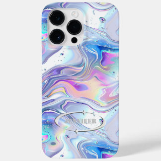 Funda Para iPhone 14 Pro Max De Case-Mate 2 YK Metallic Futurialize Personalize Name