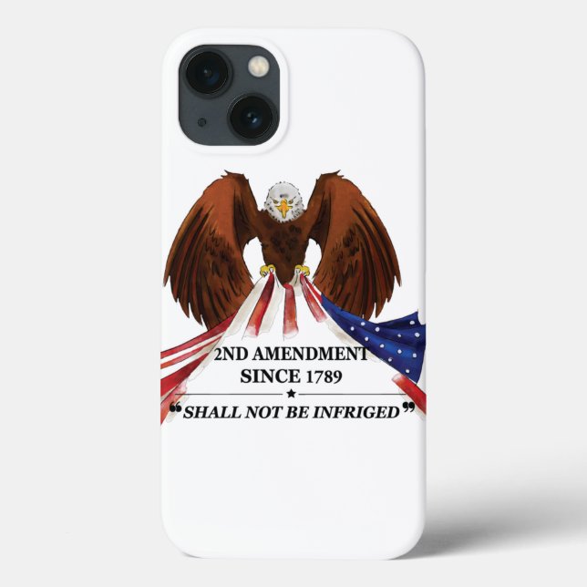 Funda De Case-Mate Para iPhone 2nd Amendment  Throw Pillow (Reverso)