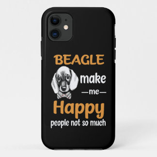 Funda Para iPhone 11 30 Beagle Hazme Feliz