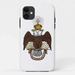 Funda Para iPhone 11 33ro Rito escocés Brown Eagle del grado