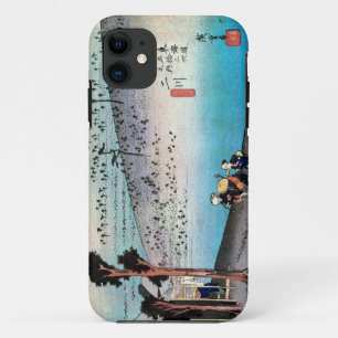 Funda Para iPhone 11 34. 二川宿, 広重 Futagawa-juku, Hiroshige, Ukiyo-e