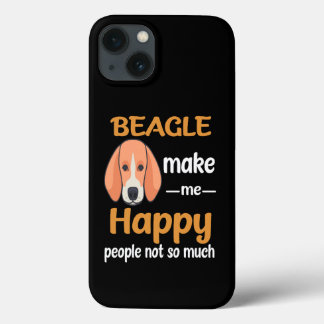 Funda Para iPhone 13 35 Beagle Hazme Feliz