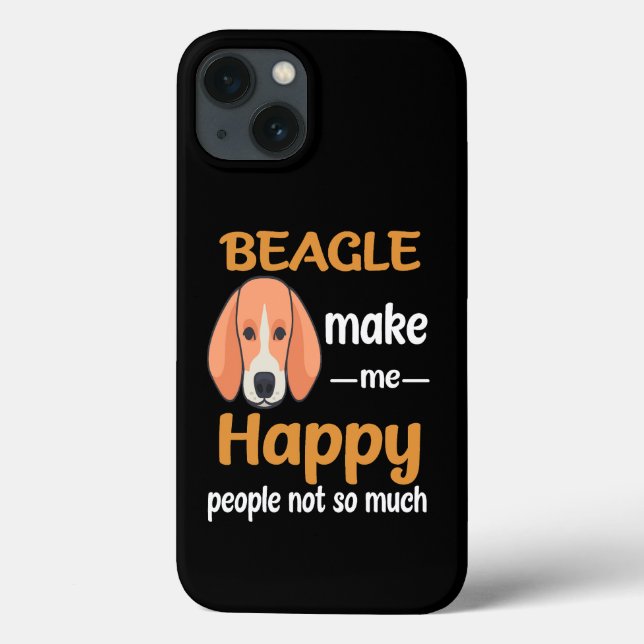 Funda De Case-Mate Para iPhone 35 Beagle Hazme Feliz (Reverso)