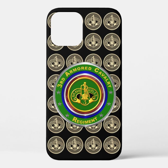 Funda De Case-Mate Para iPhone 3.er Regimiento de Caballería Blindada (Reverso )
