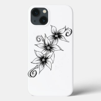 Funda Para iPhone 13 3 Flores