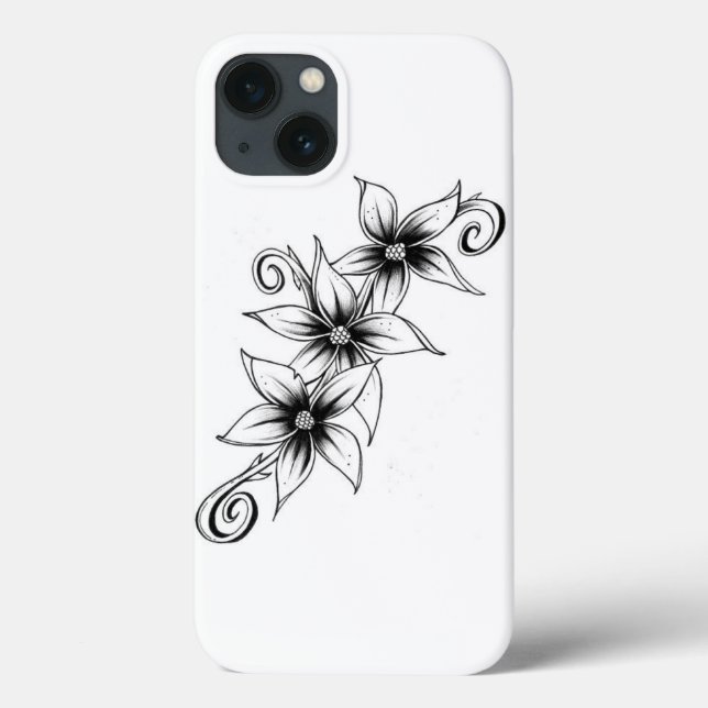 Funda De Case-Mate Para iPhone 3 Flores (Reverso)