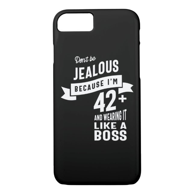 Funda De Case-Mate Para iPhone 42 años - regalo gracioso de cumpleaños número 42 (Reverso)