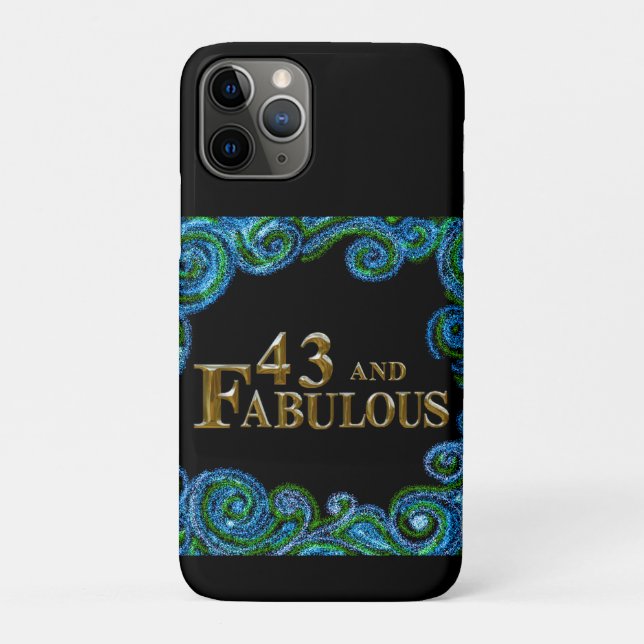 Funda De Case-Mate Para iPhone 43 cumpleaños (Reverso)