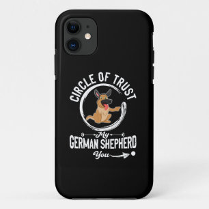 Funda Para iPhone 11 4 Círculo De Confianza De Mi Pastor Alemán