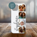 Funda Para iPhone 14 De Case-Mate 4 Collages de fotos - Tira de película con letra m<br><div class="desc">Fondo blanco - ¡Usa fotos recortadas en cuadrados en este! Añade tus fotos favoritas a esta tira para un divertido guardián de la memoria. Una forma artística de mostrar tus mejores fotos para compartir fotos.</div>