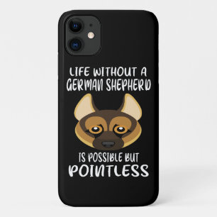 Funda Para iPhone 11 4 La Vida Sin Un Pastor Alemán Es Posible Pero P