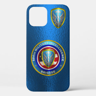 Funda Para iPhone 12 504ª Brigada de Inteligencia Militar Personalizada