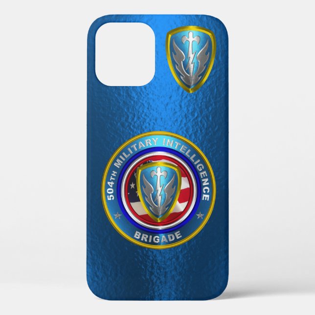 Funda De Case-Mate Para iPhone 504ª Brigada de Inteligencia Militar Personalizada (Reverso )