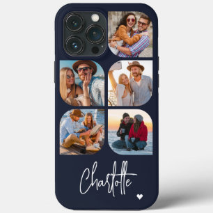 Funda Para iPhone 13 Pro Max 5 Foto Moderno de moda Nombre simple personalizado