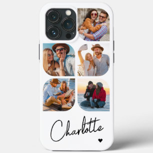Funda Para iPhone 13 Pro Max 5 Foto Moderno de moda Nombre simple personalizado