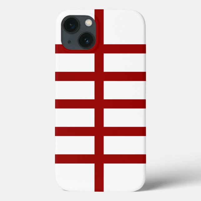 Funda De Case-Mate Para iPhone 5 Líneas rojas bifurcadas (Reverso)