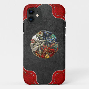 Funda Para iPhone 11 [600] Arte sagrado celta - Tres perros