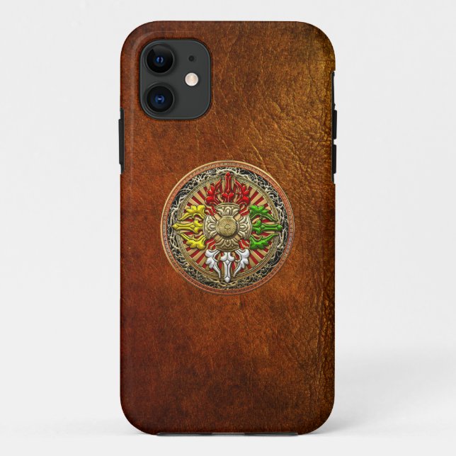 Funda De Case-Mate Para iPhone [600] Dorje Mandala doble tibetano (Reverso)