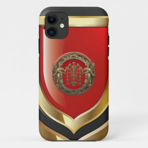Funda Para iPhone 11 [600] Dos Ninurtas de oro con árbol de la vida