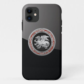 Funda Para iPhone 11 [600] Dragón islandés, Landvttir [Silver]