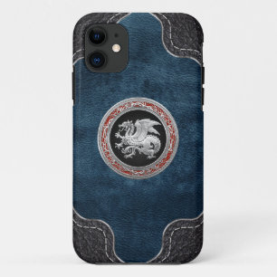 Funda Para iPhone 11 [600] Dragón islandés, Landvttir [Silver]