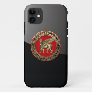Funda Para iPhone 11 [600] León alado asirio - Lámparas de oro