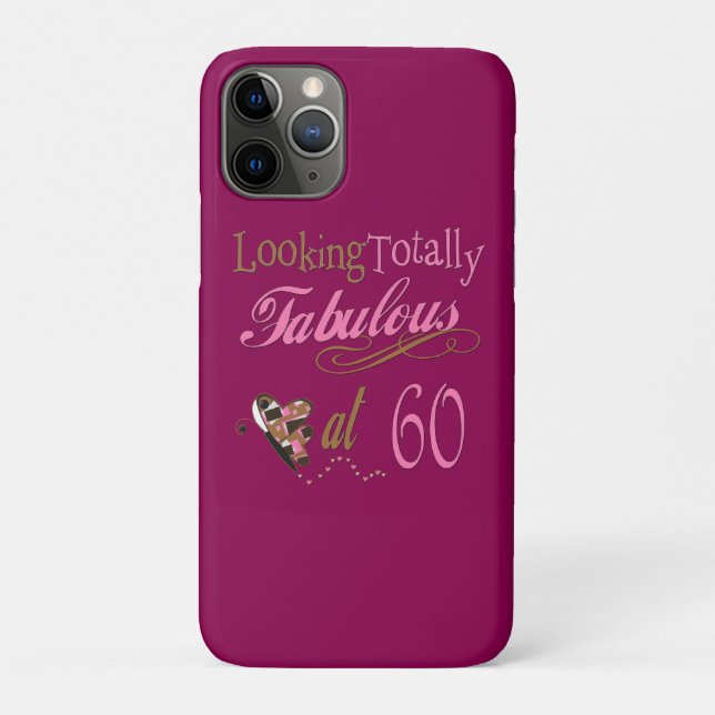 Funda De Case-Mate Para iPhone 60.o cumpleaños totalmente fabuloso (Reverso)