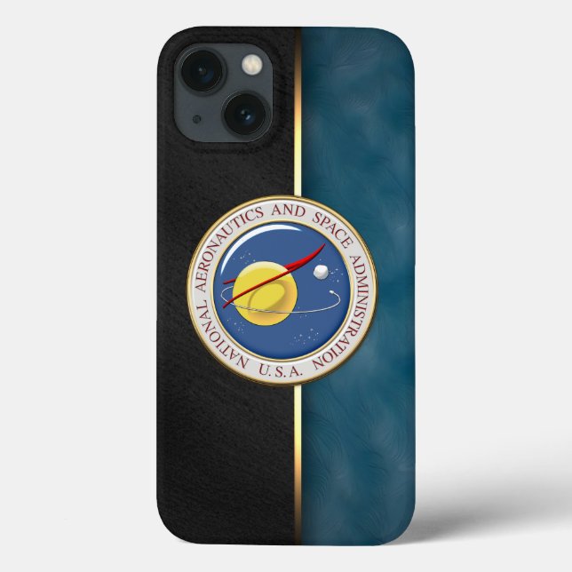 Funda De Case-Mate Para iPhone [610] Emblema de la NASA [3D] (Reverso)