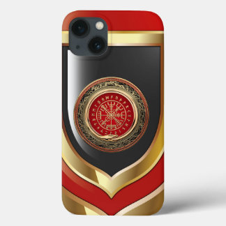 Funda Para iPhone 13 [610] Vegvisir - Viking Gold Magic Runic Compass
