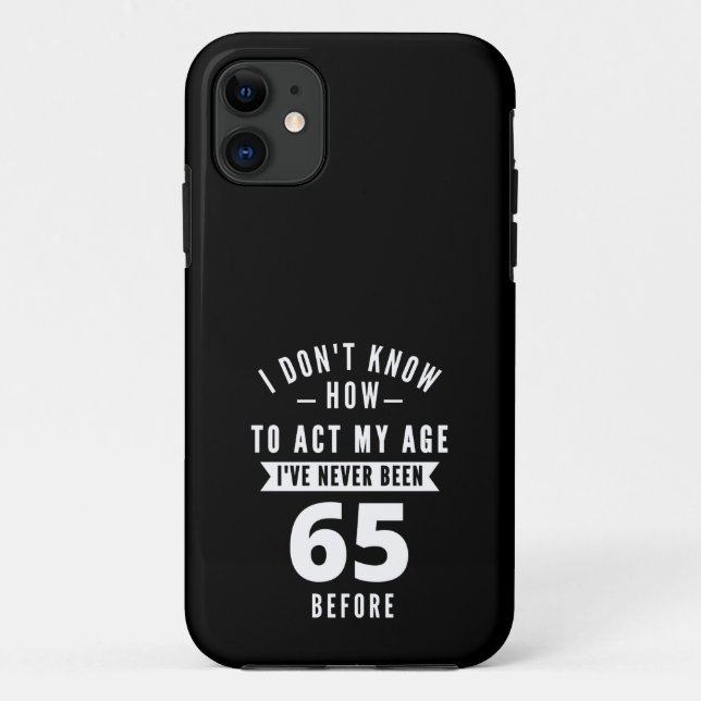 Funda De Case-Mate Para iPhone 65 Year Old Gift | 65th Birthday Gift Ideas (Reverso)