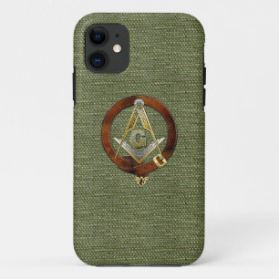 Funda Para iPhone 11 [68] Albañil principal, 3ro grado [guirnalda de
