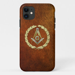 Funda Para iPhone 11 [68] Master Mason, 3er grado [Oro]