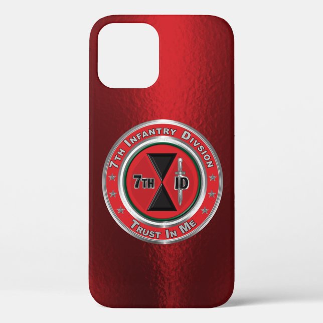 Funda De Case-Mate Para iPhone 7ª División de Infantería “División Bayoneta” Pers (Reverso )