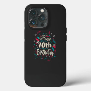 Funda Para iPhone 13 Pro 70 años decorativos