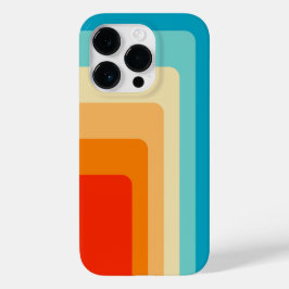 Funda Para iPhone 14 Pro De Case-Mate 70s Square Rainbow