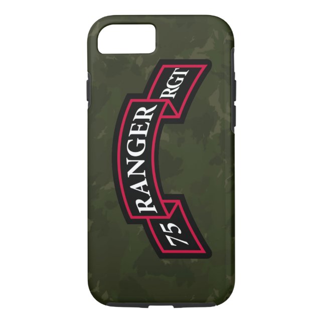 Funda De Case-Mate Para iPhone 75.o Regimiento de guardabosques "Camo verde (Reverso)