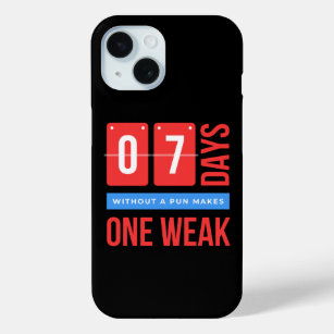 Funda Para iPhone 15 7 días sin juego de palabras hace 1 semana diverti