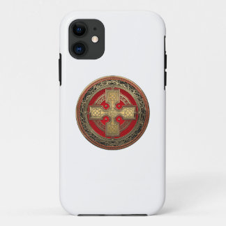 Funda Para iPhone 11 [800] Antiguo Cruce del Cuello de Oro Sagrado Celt