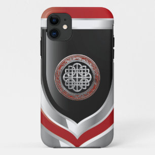Funda Para iPhone 11 [800] Cruz de nudo sagrado de plata celta