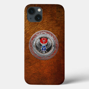 Funda Para iPhone 13 [800] Scarab y Ankh de aleta sagrada egipcia de pl