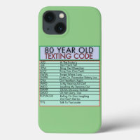 80 años de edad Código de Textos Graciosos Cumplea