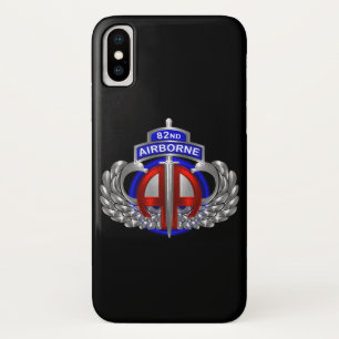 Funda Para iPhone X 82ª División Aérea Daga Transportada en el Aire